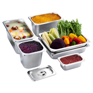 <span class=keywords><strong>Plaque</strong></span> Gastronorme en Acier Inoxydable Épaisse Européenne, <span class=keywords><strong>Plaque</strong></span> GN pour Glaces, Idéale pour les Salons <span class=keywords><strong>de</strong></span> Glaces et les Cantines - Product Image 4