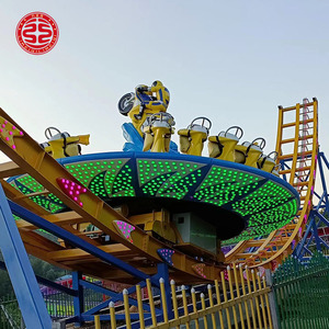 Jeux de parc d'attractions extrêmement 23 sièges Flying Disco Ride Spinner Magic Flying ufo Fun Fair Rides Jeux de plein air pour adultes - Product Image 6