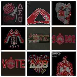 <span class=keywords><strong>Zeta</strong></span> <span class=keywords><strong>phi</strong></span> <span class=keywords><strong>Beta</strong></span> pha lê màu xanh đại học sorority thiết kế sắt trên tùy chỉnh Rhinestone chuyển 1913 Motif - Product Image 3