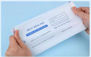 Stérilisateur autoclave sachets PE auto-scellants sacs en plastique médicaux pour la désinfection dentaire préservatifs liquides autres applications - Product Image 2