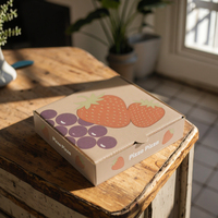 Boîte à pizza personnalisable avec diverses spécifications et matériaux Boîte à pizza en papier kraft 8 pouces 10 pouces 12 pouces