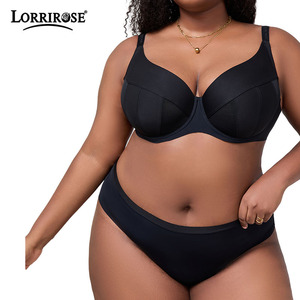 <span class=keywords><strong>Reggiseno</strong></span> Plus Size a Coppa Piena con Ferretto Push-Up, Sottile e Traspirante in Rete, Anti-Cedimento, Alto Supporto, Minimizer per Seni Grandi D J Cup, per Donne Curvy - Product Image 1