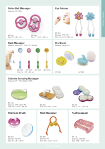 ลูกกลิ้งนวดตัวแบบลูกบอลเดี่ยวป้องกันเซลลูไลท์พร้อม pp/tpr สำหรับการผ่อนคลายร่างกาย BP-341จีน - Product Image 6