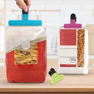 Pack of 12 <b>Colorful</b> Plastic Chip Bag Clips Seal Pour <b>Food</b> Storage Bag Sealing Clip Kitchen Clip - Product Image 4