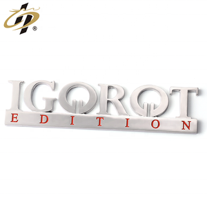 Insignia de metal de aleación de zinc para coche, insignia de plata de esmalte suave, cromado, 3D, hecho a medida - Product Image 3