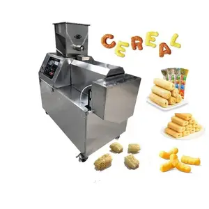 Raden Oprecht Dubbele Schroef Gepofte Voedsel Extruder Opblazen Maïs Snack Maken Machine Op Een Prima Service