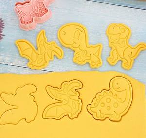 8 pièces/ensemble <span class=keywords><strong>dinosaure</strong></span> forme <span class=keywords><strong>emporte</strong></span>-pièces en plastique <span class=keywords><strong>3D</strong></span> dessin animé présable Biscuit moule Cookie timbre cuisine cuisson pâtisserie ustensiles de cuisson aussi - Product Image 5