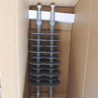 Isolateur composite à haute résistance avec boîtier en caoutchouc silicone pour systèmes de transmission d'énergie en extérieur