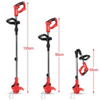 Tondeuse à gazon électrique 2500W, 2000 tr/min, sans fil, coupe-herbe réglable en longueur, outils de jardin