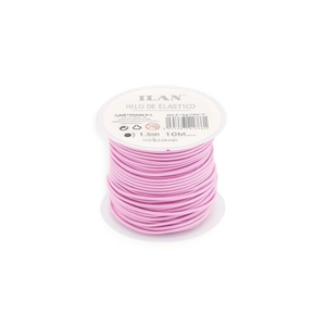 ILAN <b>Elastic</b> <b>Cord</b> 1.2mm 10M Pink Color For Crafting Jewelry Making - Product Image 2