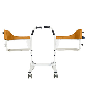 <b>Mobility</b> Aid Commode <b>Chair</b> With Wheels For Elderly And Disabled 200kg Capacity Bathroom Safety Equipment - Product Image 2