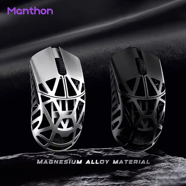 Magnesium Alloy Flower Beast Series Gaming Mouse 26000DPI PW3395 Lightweight 39g RGB Esports Wireless Mouse Gamer