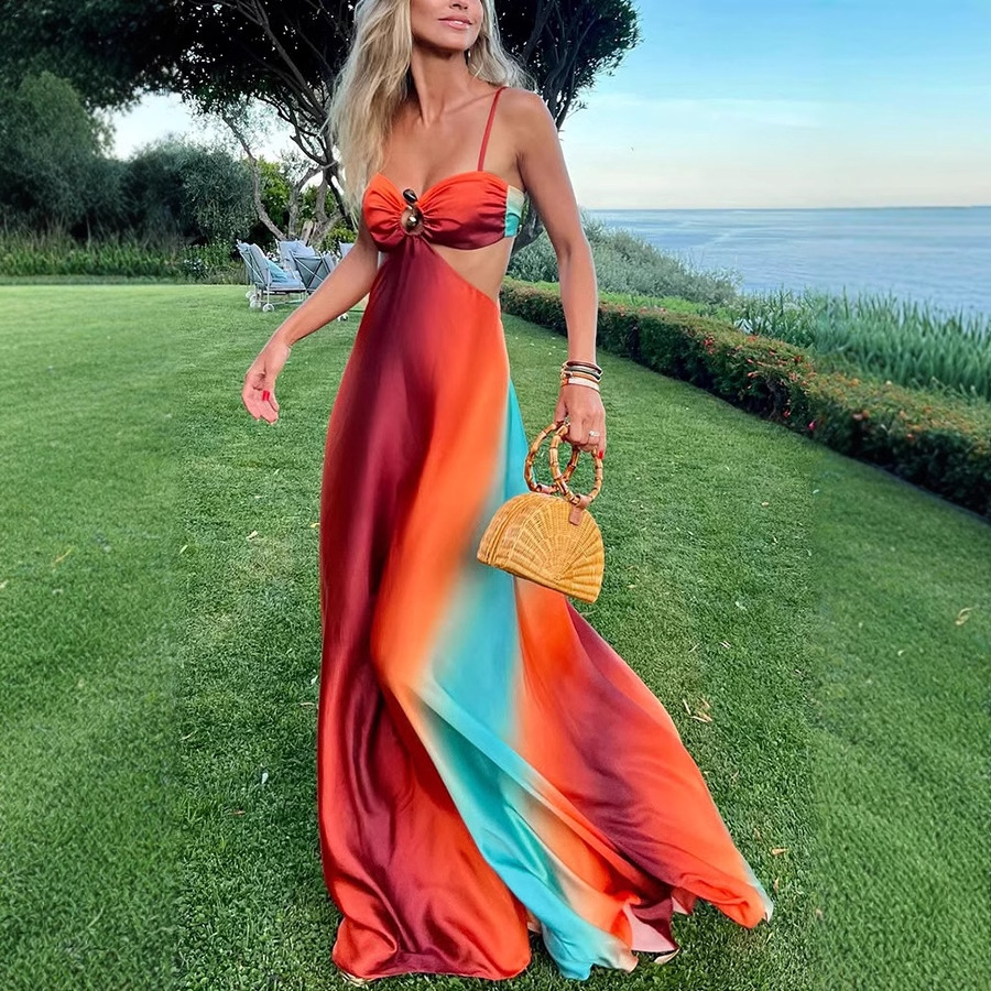 strapless open back dress Sienna main image 0