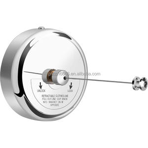 <span class=keywords><strong>Tendedero</strong></span> retráctil de acero inoxidable con cuerda de cuerda ajustable de acero inoxidable para colgar y secar - Product Image 1