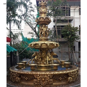 <span class=keywords><strong>Fontaine</strong></span> d'eau extérieure de luxe BLVE pour villas et parcs, grande <span class=keywords><strong>fontaine</strong></span> à étages en bronze avec statues pour la décoration de jardin et l'aménagement paysager - Product Image 3