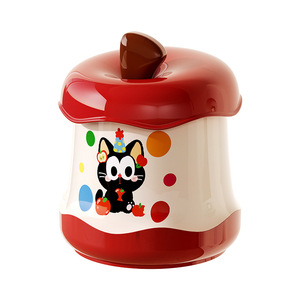 Creative Mini Desktop Trash Can Round Shape 0.34kg Indoor Use High Capacity Storage Bin for Home - Product Image 1