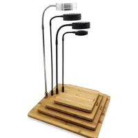 Lampe multifonctionnelle en bambou pour aquarium d'eau douce Vivarium Terrarium Lumière plantée à spectre complet Led pour aquarium