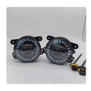 Lampu kabut Led 4 inci, lampu depan untuk Jeep Wrangler, lampu kabut DRL kuning putih, lima mode kekuatan tinggi 2 buah - Product Image 4