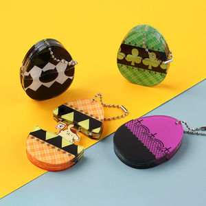 Custom Creative Fun Hatching Egg Cartoon Animation Surrounding Pendant Small Acrylic Pull Interlayer Key Chain Decoration - Product Image 4