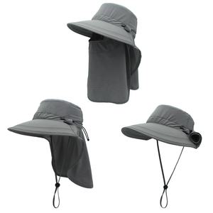 Sombrero de Pesca, Gorra de Béisbol de Secado Rápido con Protección para Cara y Cuello, Sombrero de Ala Ancha con Protección Solar - Product Image 4