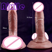 Dildo réaliste en silicone pour femmes, jouet sexuel pour débutantes, stimulation du point G, dildo anal, pénis, jouet sexuel pour adultes, pour couple