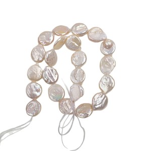 Perlas de Agua Dulce Sueltas de Forma Barroca Natural de 5-6 mm, Color Blanco, Producto Semiterminado para DIY, Diseño de Gota Colorida con Luz Rosa - Product Image 5