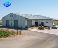 Bâtiment à structure en acier, design moderne, résistance au vent de 121+ mph - Fabrication standard d'exportation pour projets de fabrication mondiaux