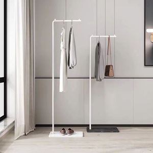 رف معدني معلق للملابس لغرفة المعيشة بتصميم حديث رف للمعطف - Product Image 5