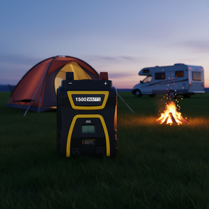 Inversor de Corriente de 1500 Vatios, Onda Sinusoidal Modificada, Salida de CA para Emergencias, Camping y Autocaravanas, 12V 115 Voltios, Certificado ETL - Product Image 2