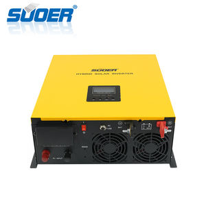 Onduleur hybride solaire <span class=keywords><strong>5KVA</strong></span> avec <span class=keywords><strong>48Vdc</strong></span> à 220v 230v onde sinusoïdale pure basse fréquence 60Hz sortie ca 100A chargeur MPPT système solaire - Product Image 2