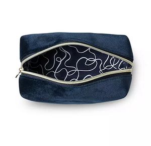Marine Dames Fluwelen Stof Nieuwe Make-Up Cosmetische Bag Case - Product Image 3