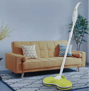 Balai électrique sans fil rechargeable à tête automatique à double entraînement Nettoyage sans effort des sols avec nettoyeur de <span class=keywords><strong>sol</strong></span> rotatif - Product Image 1