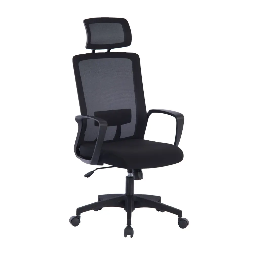 Chaise de bureau multifonction ergonomique noire pour ordinateur, mobilier orri, à maille transparente, pour la maison et le bureau