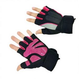 Guantes de Gimnasio para Levantamiento de Pesas, Medios Dedos, con Palma Antideslizante, para Entrenamiento, Ejercicio, Fitness y Deportes - Product Image 2