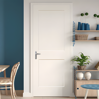 Porte intérieure Chantadoor moderne minimaliste style Shaker en bois avec finition et isolation acoustique pour appartement, villa, maison