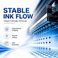 Tinta Eco Solvente 1L CMYK para Rotulación de Vehículos, Adhesivos para Autos, Gráficos para Flotas, Impresión en Vinilo, Impresora de Formato Ancho