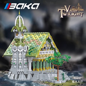 BAKA 33237 City of Elves City Buildings Model Building Block The Hall of Waterfront Puzzle Toy Montar juguetes para niños - Product Image 3