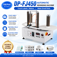 Déroulement Offre Spéciale 450mm bobine à bobine PVC étiquettes transparentes rouleau à rouleau compteur Rewinder Machine