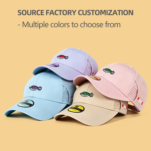Gorra Deportiva Perforada OEM ODM con Soporte para Lentes de Sol, Ranura Lateral para Gafas, Secado Rápido, Ligera, para Correr al Aire Libre, Béisbol - Product Image 3