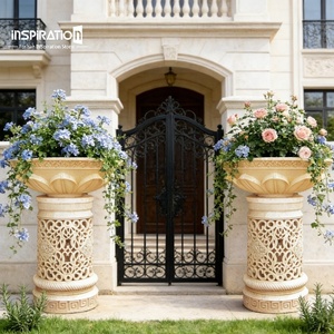 Urne <span class=keywords><strong>en</strong></span> <span class=keywords><strong>pierre</strong></span> coulée sur mesure pour jardin d'église, <span class=keywords><strong>grande</strong></span> urne <span class=keywords><strong>en</strong></span> <span class=keywords><strong>pierre</strong></span> coulée, jardinières <span class=keywords><strong>en</strong></span> <span class=keywords><strong>pierre</strong></span> coulée personnalisées, urne <span class=keywords><strong>en</strong></span> <span class=keywords><strong>pierre</strong></span> <span class=keywords><strong>reconstituée</strong></span> pour aménagement paysager de parc - Product Image 1