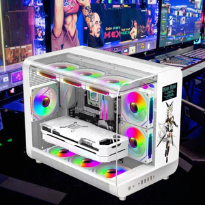 Phantom siêu chạy máy tính để bàn tháp máy tính thiết kế mới MicroATX giao diện TYPE-C hỗ trợ ATX/mATX hiển thị kỹ thuật số PC kho - Product Image 5