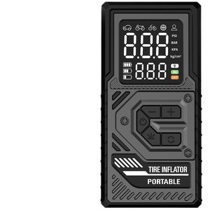 Portable Electric Tire Inflator Digital Display Lithium <b>Battery</b> ATJ-027 Car Air <b>Pump</b> - Product Image 3