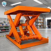 Plateforme de levage de machinerie lourde SY SYFSL 25 tonnes, en acier au carbone, surface antidérapante, chariot élévateur à fourches, chariot à palettes, chargement