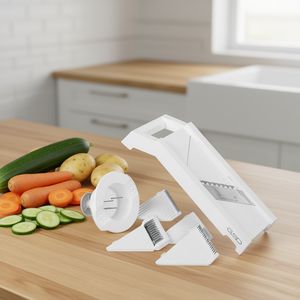 GSD Universal <b>Vegetable</b> Slicer 5 In 1 White Multi Function Cutter For Kitchen Use - Product Image 3