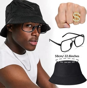 PAFU Kit de disfraz de Hip Hop 80s 90s Accesorios de <span class=keywords><strong>rapero</strong></span> Kit de disfraz de fiesta de Hip Hop - Product Image 2