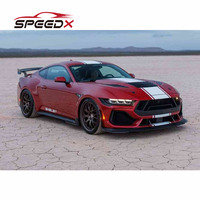 Capot en carbone pour Ford Mustang 2024 Shelby GT500 Super Snack KR Kit de carrosserie de capot en Fiber de carbone GT500 capot moteur