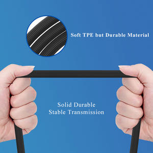 Câble USB Type C en alliage d'aluminium pour la vente en gros, OEM, charge rapide, USB A vers C, souple mais durable, en TPE, pour la charge des appareils mobiles - Product Image 4