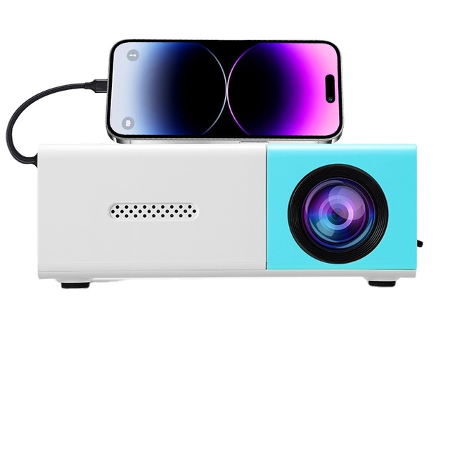 Xbeamer  Portable Projector Mini Beamer YG300 1600 Lumens Pocket Mobile Home Video Projector for Kids Story Proyector