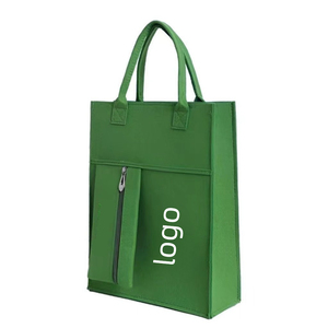 Custom Logo Wool Felt Tote Bag with Multi-Color New Accessory Organizer for Study Work & Travel Promotional Backpack