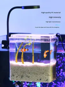 Boîte de reproduction suspendue externe pour aquarium, conception modulaire, pompe USB pour réservoirs d'isolement marins et mangroves, algues ATS - Product Image 1